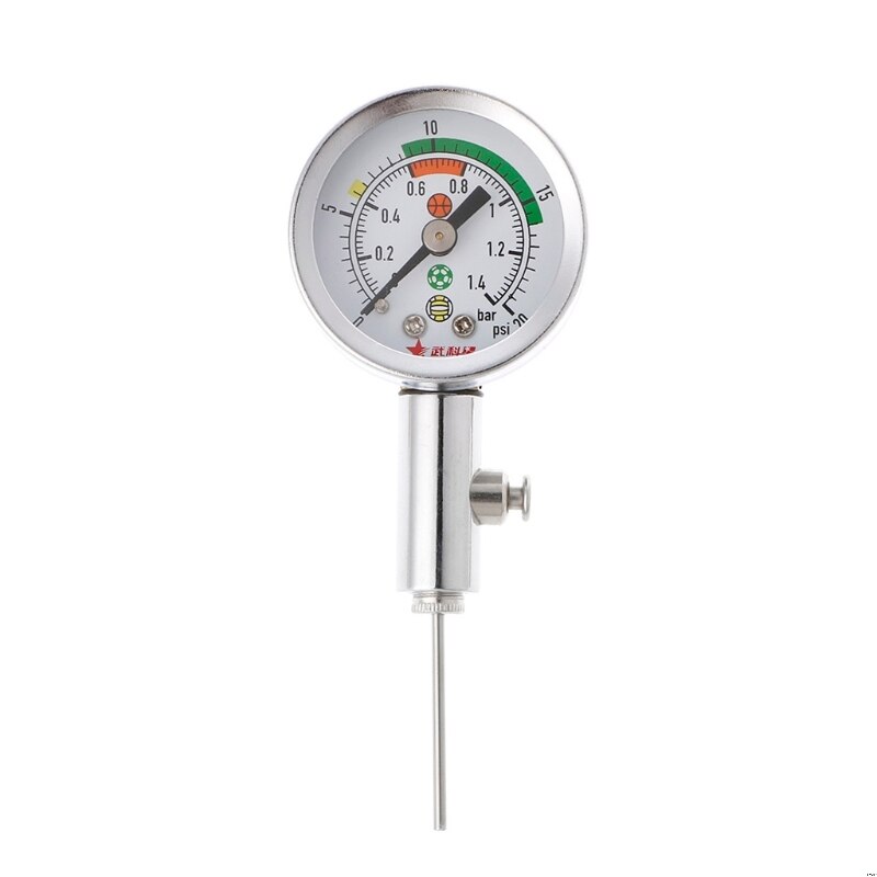 Manómetro de presión para pelota de fútbol, reloj de aire, fútbol, voleibol, baloncesto, barómetros