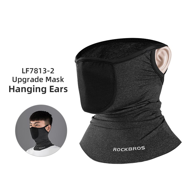 ROCKBROS Cycling Absorb Sweat Riding Scarf Bike Summer Bandana Face Scarf Neck Gaiter Bicycle Sun Protection Sport Face Mask: LF7813-2