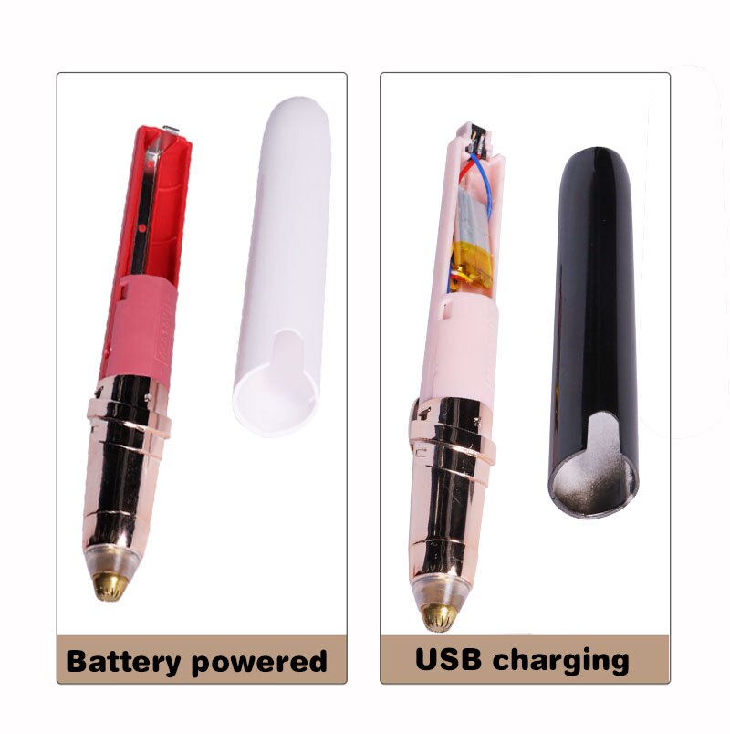 Klassieke veilige elektrische gezichts- en wenkbrauwschaar, mini draagbare tondeuse voor vrouwen, lichaamsscheerapparaat, verwijderaar van scheermesjes en epilator.