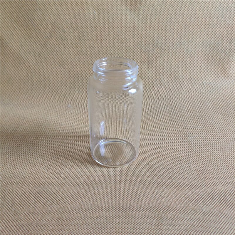 100ml High Borosilicate clear glass sample bottle 50ml screw glass reagent bottle 50ml High borosilicate glass bottle