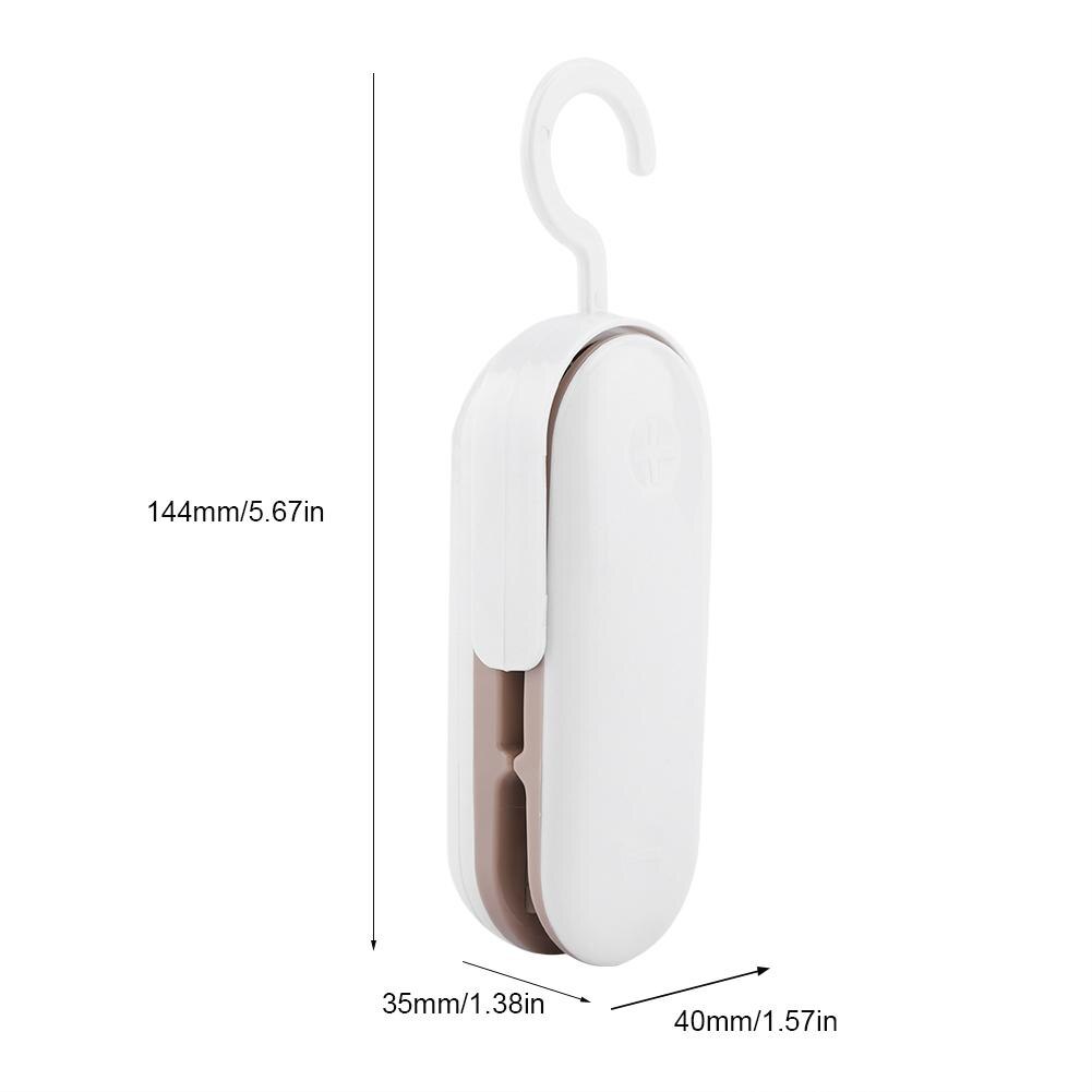 Käsin paineen sulkemiskoneen klipsi kätevä mini välipala muovipussi kuumasaumauskone tyhjiö elintarvikkeiden sulkemista pakkauskone