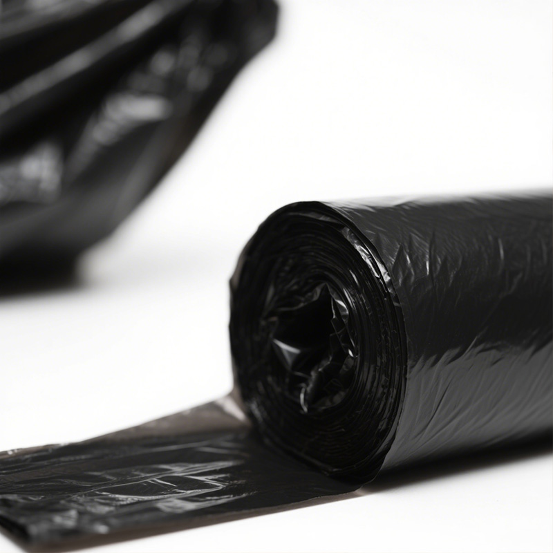 100/200/300 zwarte vuilniszakken, de perfecte keuze voor huishoudelijk gebruik. platte vuilniszakken voor het schoonmaken van huizen, keukens en kantoren.