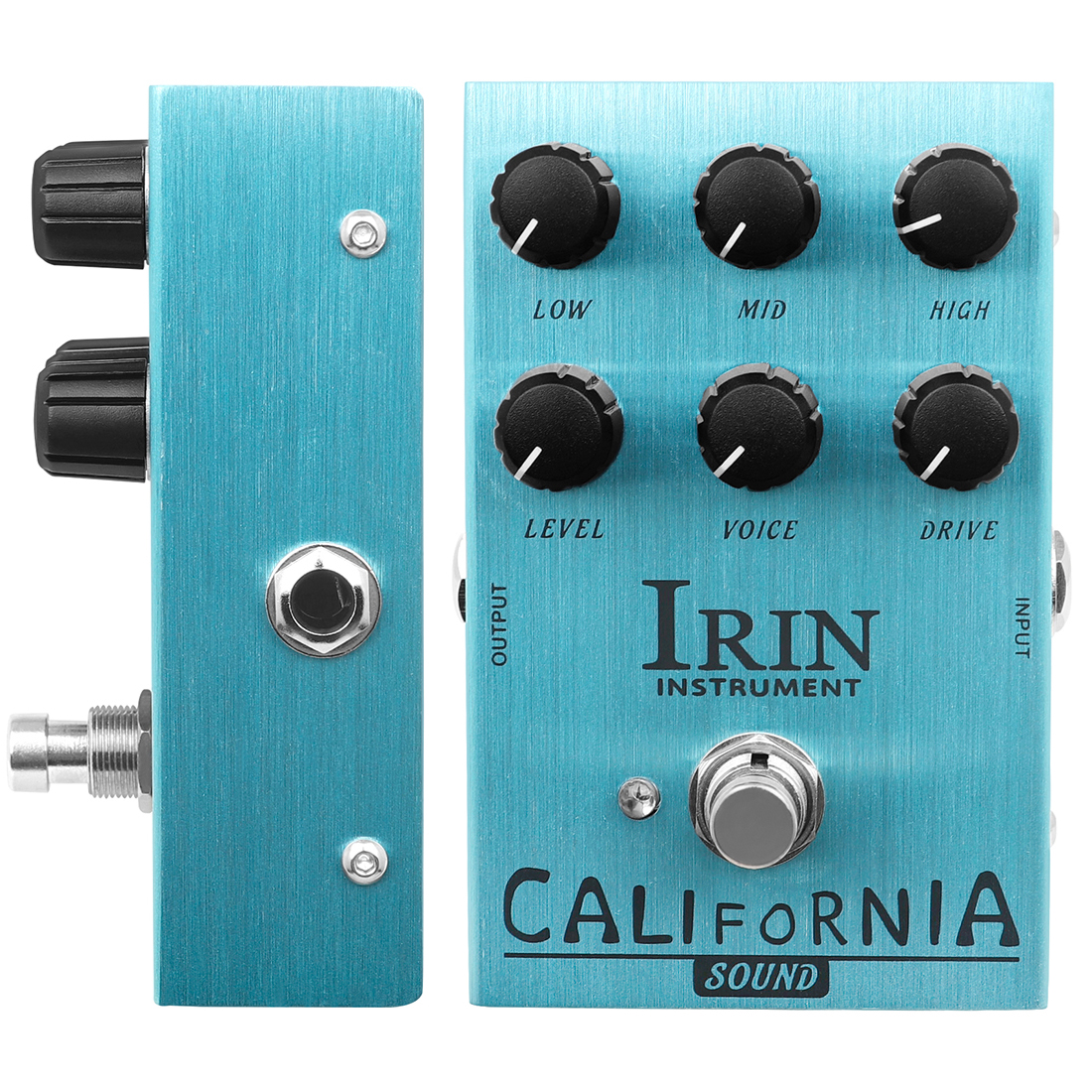 Pedal de efecto de guitarra IRIN, controlador de banda británico/americano/UZI/máximo/banda, Pedal de guitarra eléctrica True Bypass, accesorios de guitarra: YELLOW