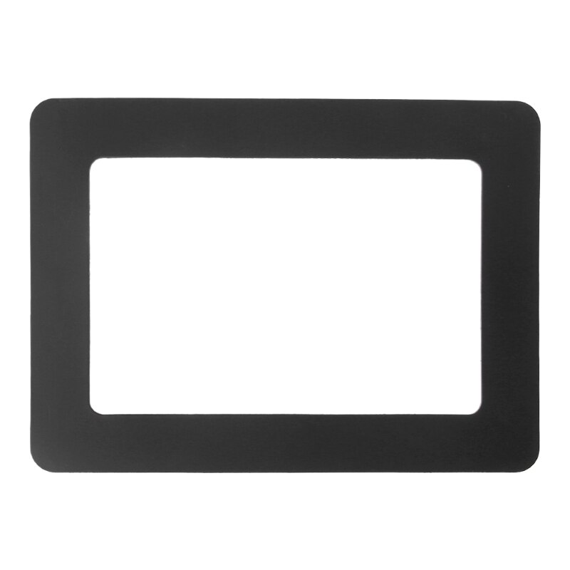 Diy Kleurrijke Magnetische Fotolijsten Koelkast Magneet Photoframe: Black