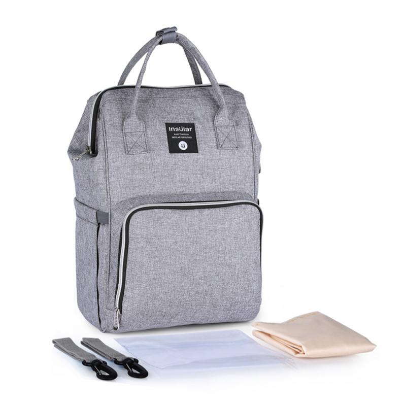 Múmia à prova dwaterproof água mochila sacos de fraldas saco de moda grande capacidade carrinho de bebê cuidados com a mãe de enfermagem multi-função mochilas