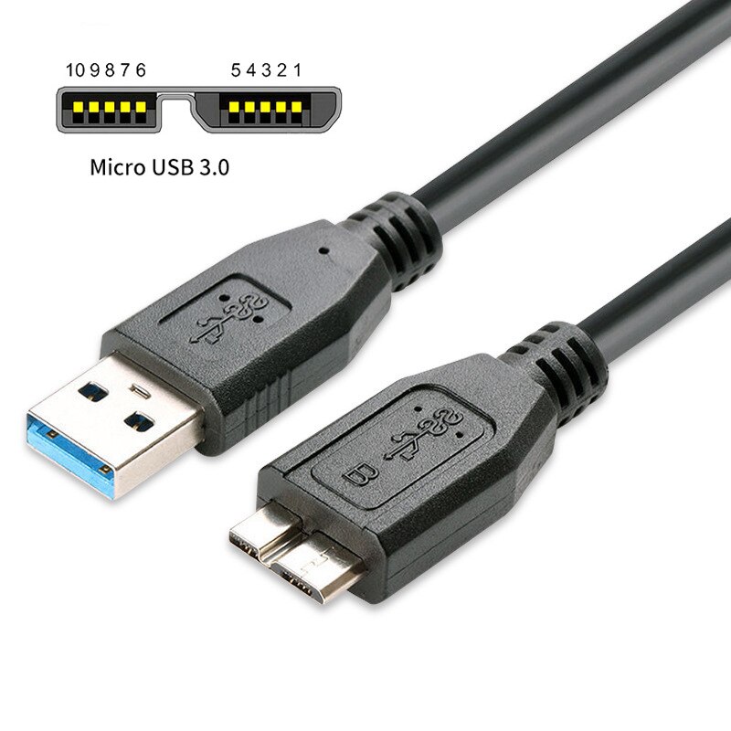 USB3.0 data cable USB cable mobile hard drive data cable usb3.0 cable microUSB cable