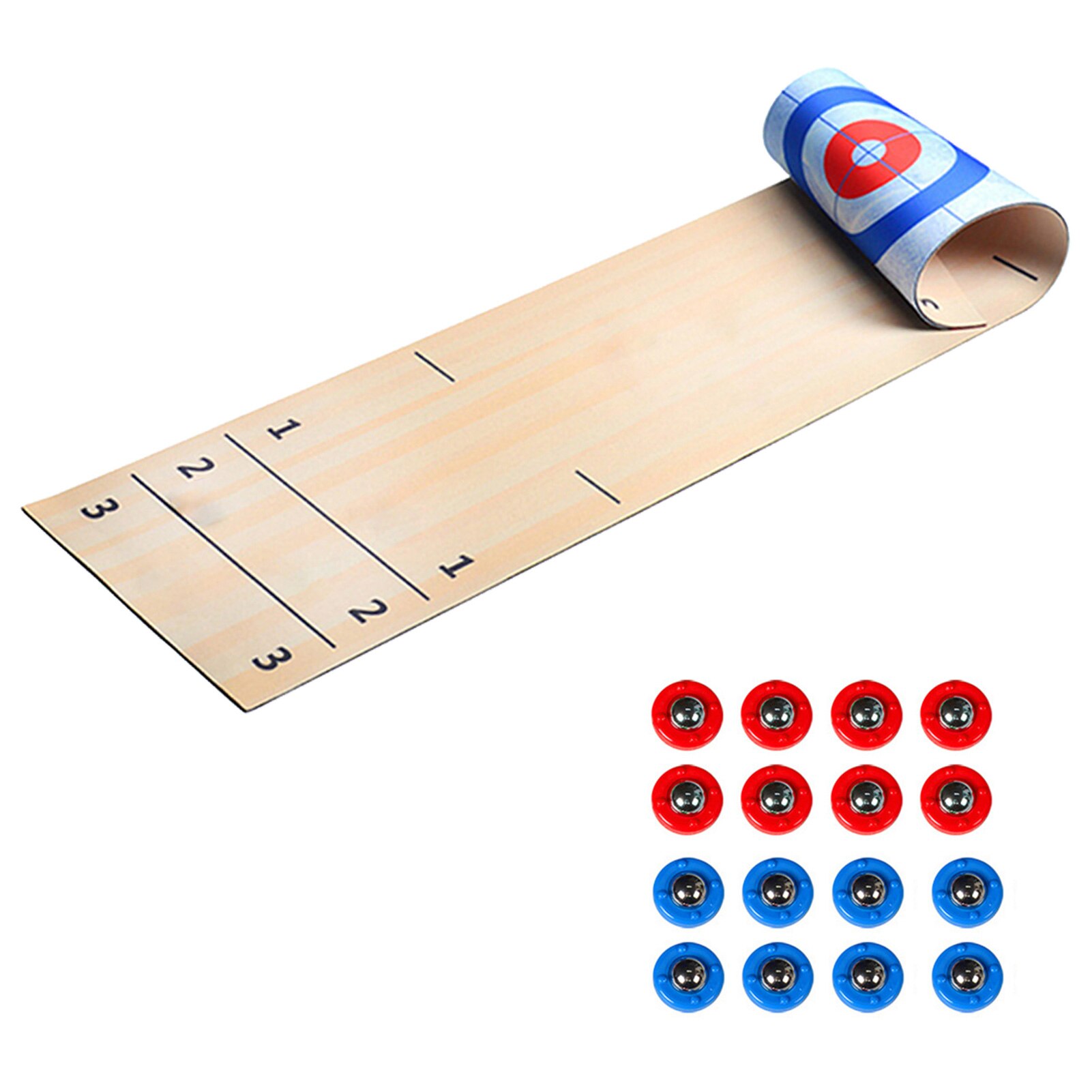 Desktop Curling Mini Size Decompression ABS Family Tabletop Game for Home