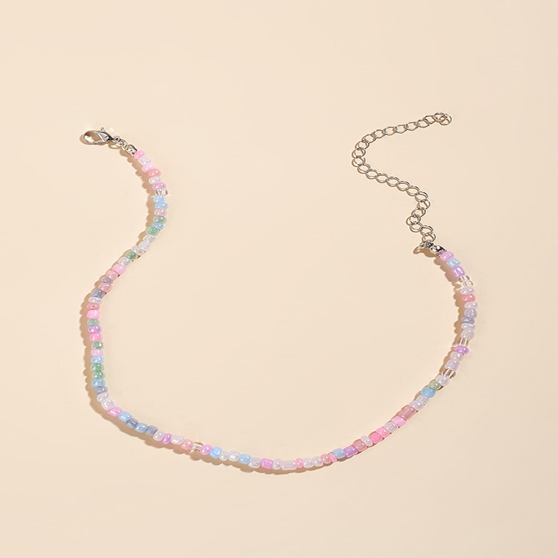 ketting sieraden necklace Zwarte Kleine Ronde Kraal Ketting Ketting Voor Vrouwen Verstelbare Ketting Ketting Mode-sieraden Collares Para Mujer Collares: Style 6