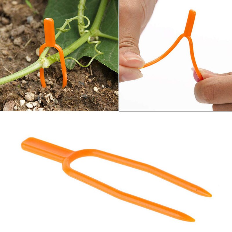 100 Stuks Plant Clips Uitlopers Accessoire Klem bevestiging bevestiging Armatuur klem aardbei vork Landbouw Clip Landbouw Tuingereedschap