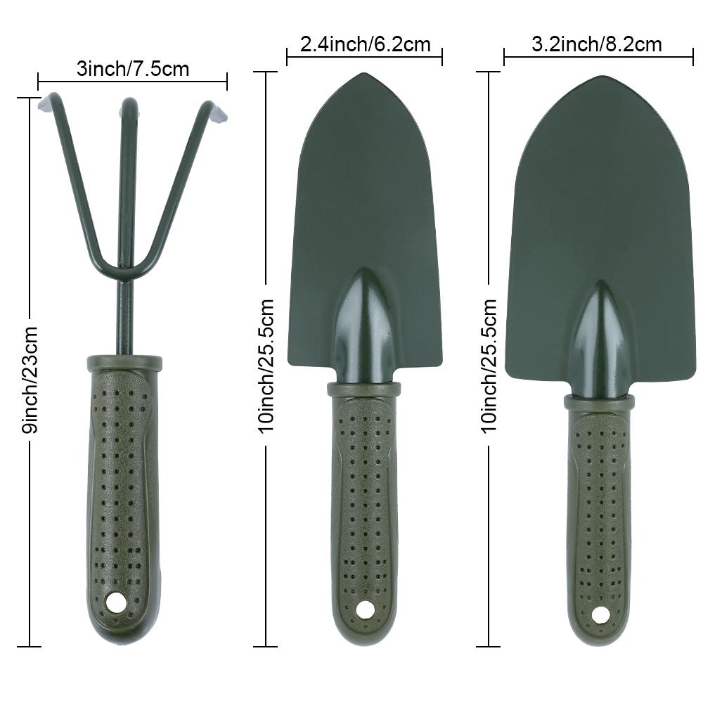Green Gardening Shovel Rake Gardener Tools Bonsai Tool Durable Garden Tool Set Gardening Tool Set Potted Plants Practical