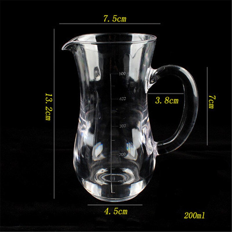 PC acrylique jus de fruits pot plastique rouge vin distributeur Transparent théière verre lait café bouilloire tasse à mesurer décanteur liqueur