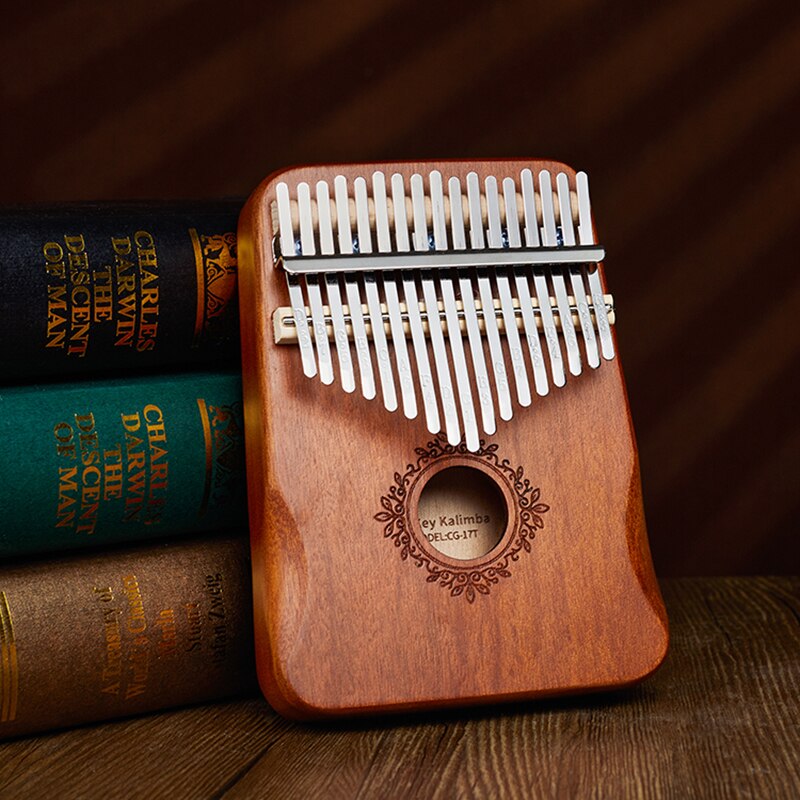 Kalimba, 17 teclas, Pulgar, Piano, de gran , dedo de caoba, Piano portátil, 17 teclas, teclado de música, instrumento