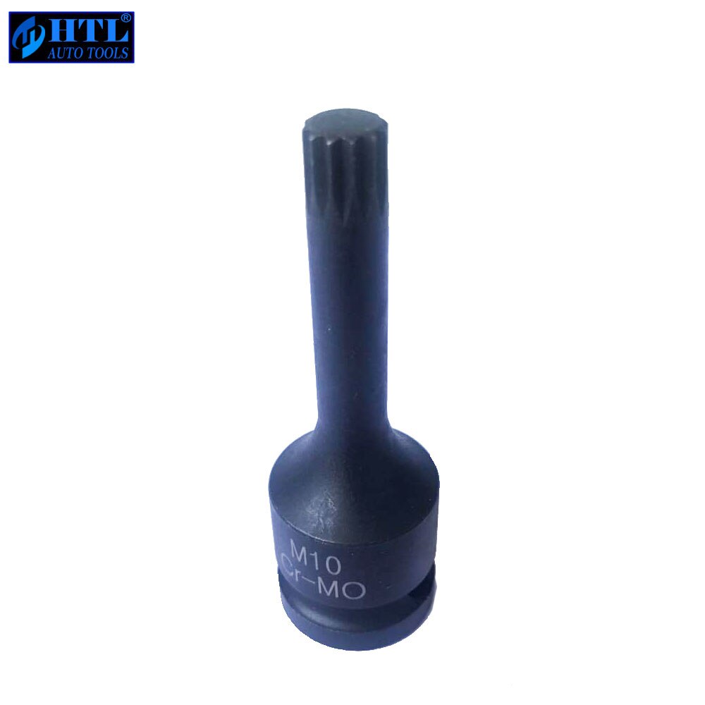 1/2" DR.Impact Spline Bit Socket Set M5 M6 M8 M9 M10 M11 M12 78mm length: M10