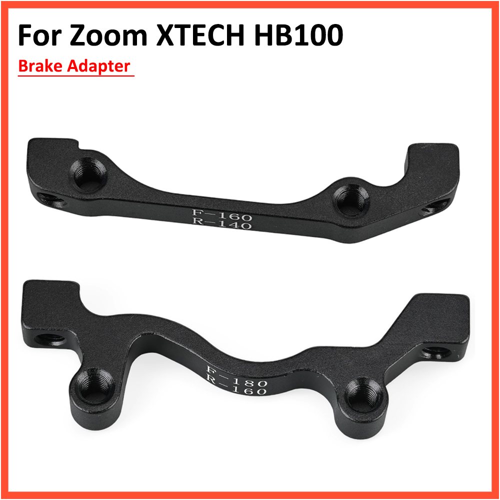 Zoom XTECH HB100 Hydraulic Disc Brake Adapter 140/160/180mm Bracket Front & Rear Caliper Mount Bicycle Scooter Parts