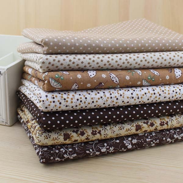 Tøj sy tekstilvæv til patchwork print 100%  bomuldsstrik stof klud billige stoffer bomuld håndværk materiale til syning