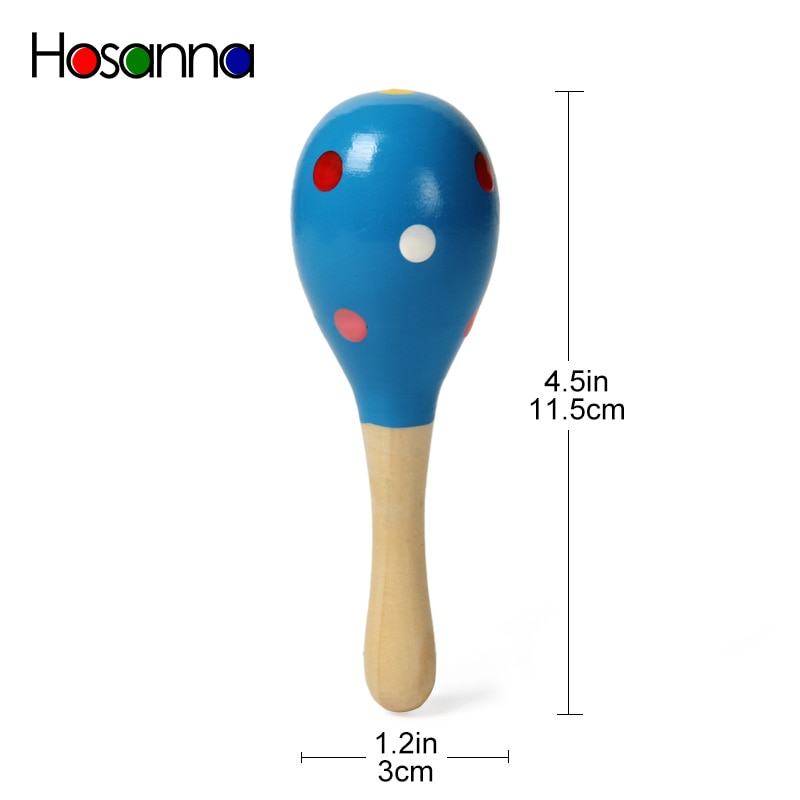 Baby Wooden Hammer Rattle Toys Kids Musical Instruments Child Shaker Cute Colorful Vocal Toys for Children Toddlers Preschooler