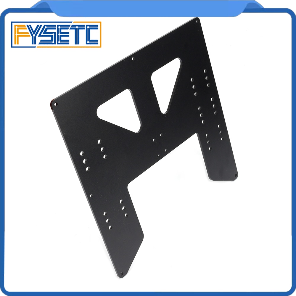 Black Upgrade Y Carriage Anodized Aluminum Plate For A8 Hotbed Support For Prusa I3 Anet A8 3D Printers