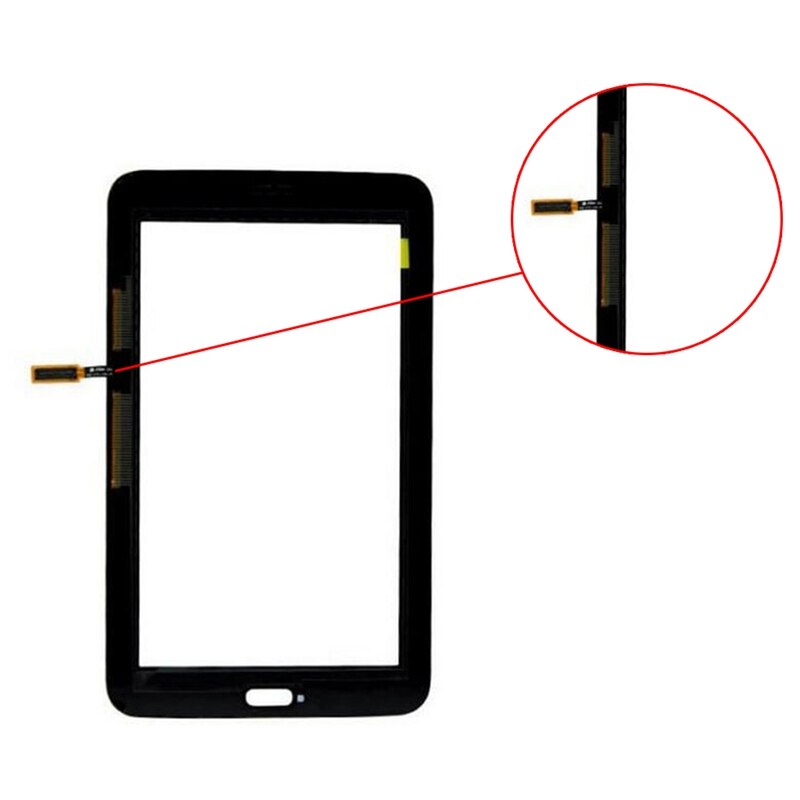 Geschikt Voor Samsung Tablet Pc Tab 3 Lite 7.0 SM-T110 Touch-Sn Handschrift Sn Externe Sn Wit