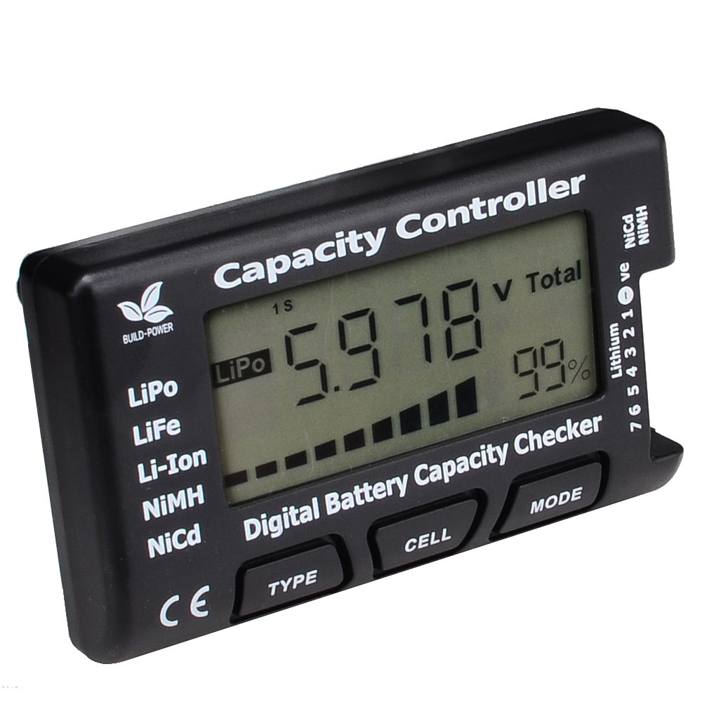 LiPo Cellmeter 7 LCD Digital Battery Capacity Voltage Checker LiPo Battery Capacity Controller 1-7S 12000993