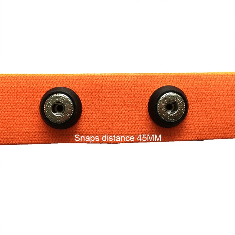 Cinturón de pecho elástico de , banda suave para Geonaute, Polar, deporte, correr, Monitor de ritmo cardíaco, Bluetooth, ANT ajustable