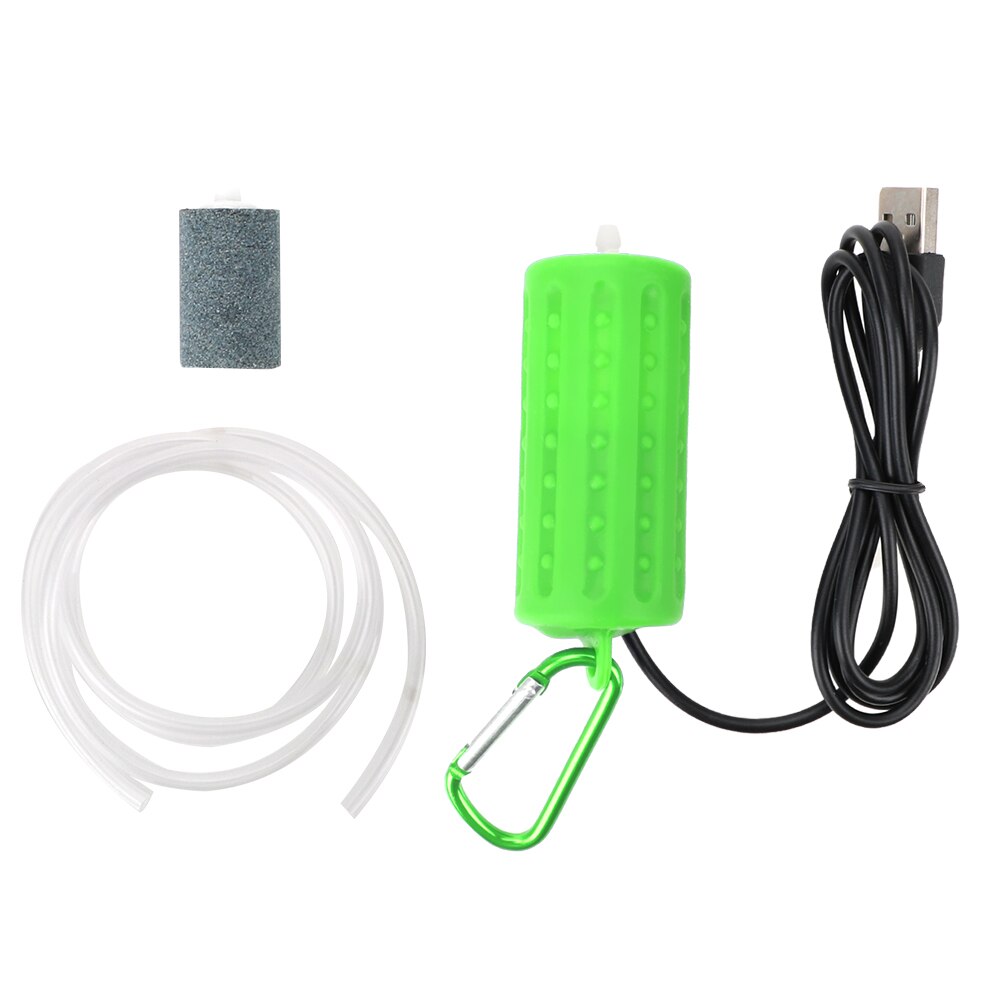 Mini usb aquarium aquarium zuurstof luchtpomp dempen energiebesparende benodigdheden aqua terrarium filter aquarium accessoires: Groente
