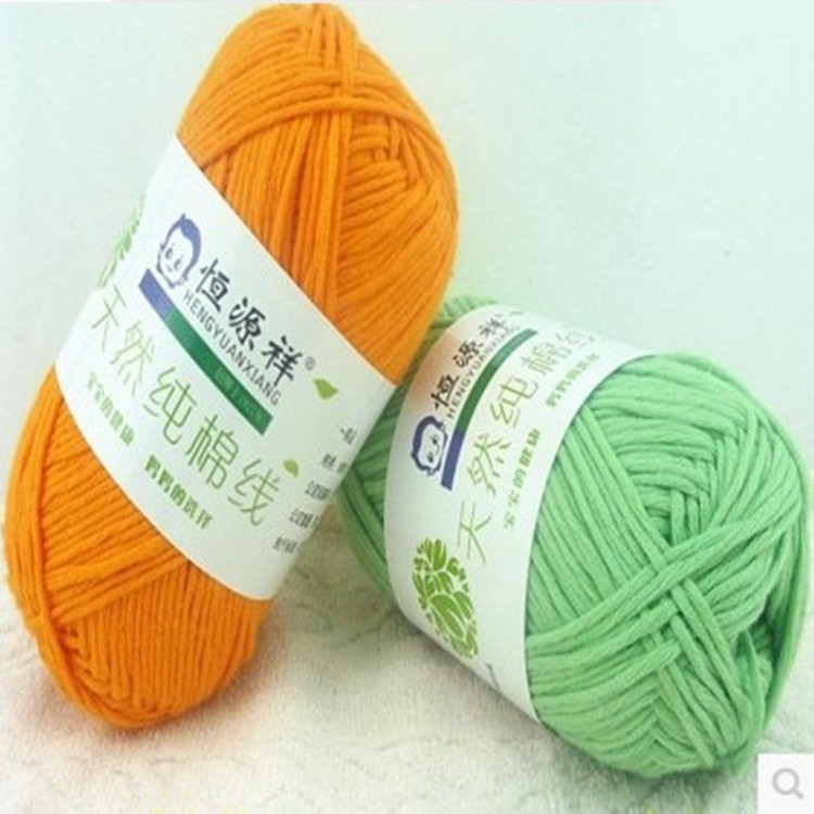 Glatte 100% Baumwolle Weiche Natürliche Doppel Strickwolle Garn Baby wolle garn