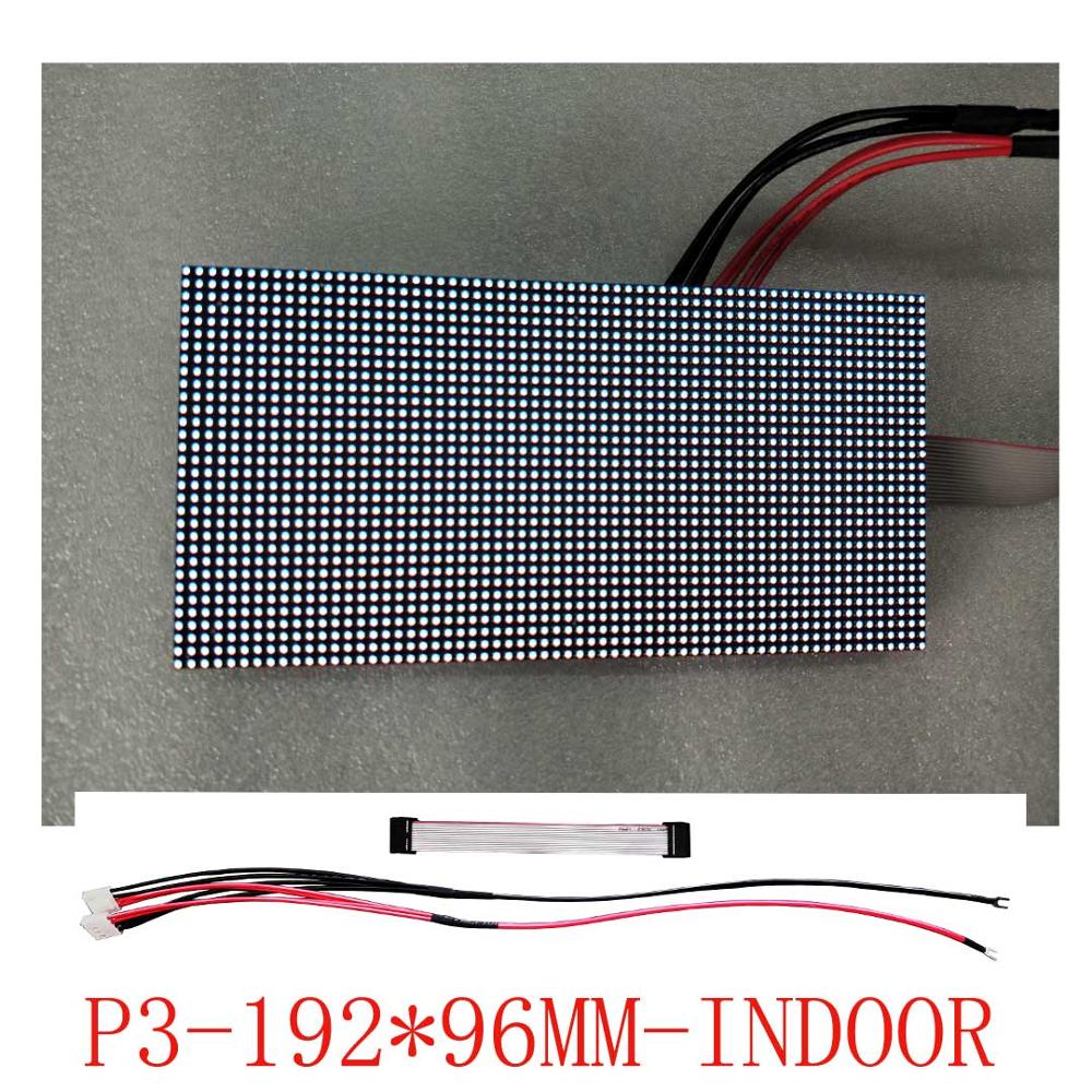 P3 module 64x32 pixel high-resolution 1/16 scan LED logo LED display screen