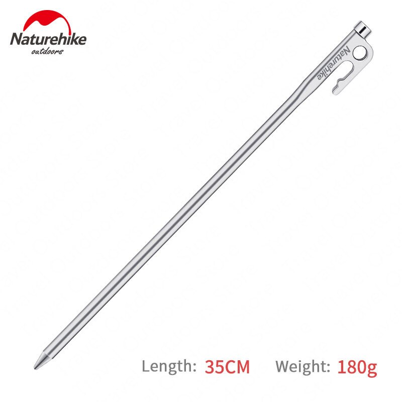 Naturehike high strength stainless steel studs, 420 stainless steel tent accessories, anti-fall: 35cm