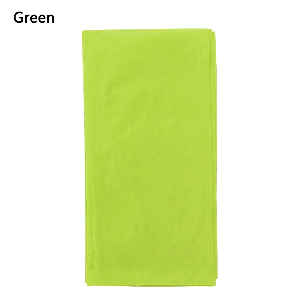 1PC Einfarbig Kunststoff Einweg Tisch Abdeckung Rechteck Schreibtisch Tuch Catering Hochzeit Partei Bankett Schreibtisch Abdeckung Hause Dekoration: green