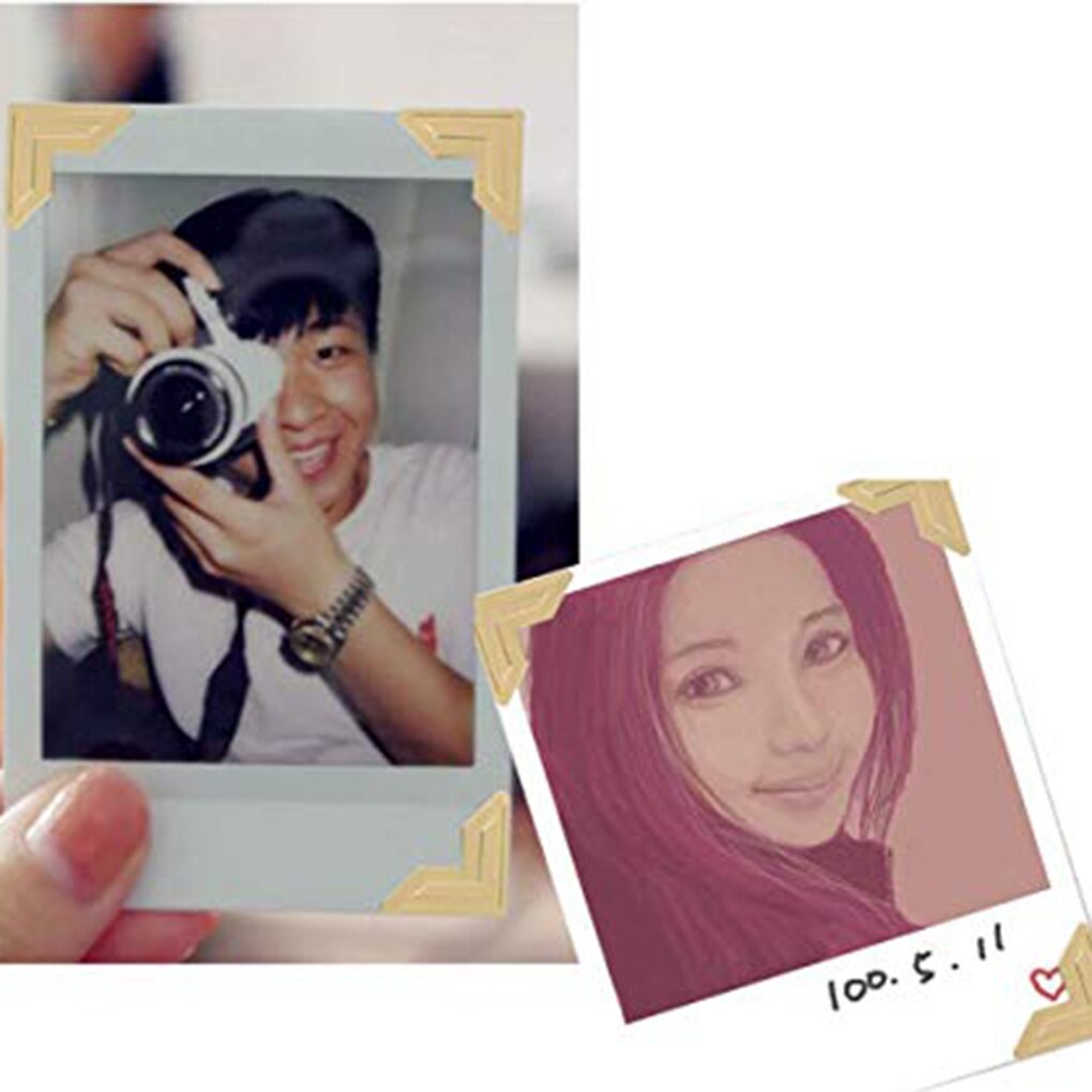 5 Sheets/Set Photo Corners Self Adhesive Photo Mounting Sticker Paper Corner Stickers Scrapbooking Album Dairy
