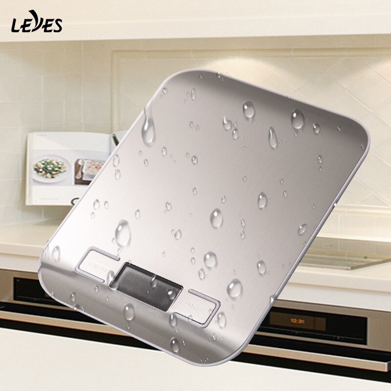 Kitchen Scale Electronic Food Scales Gram Digital Balance LCD Display Weight Ounces Cuisine Ultra Precision Weighing Waterproof