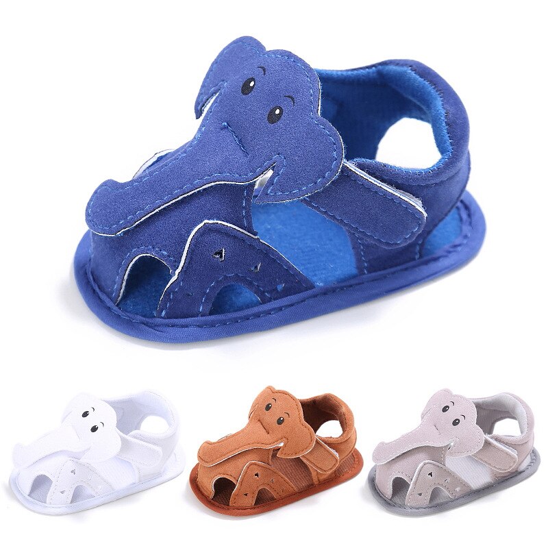 designs Elephant Animal Pu leather Baby moccasins child Summer Girls Boys sandals Sneakers Infant shoes 0-18 M