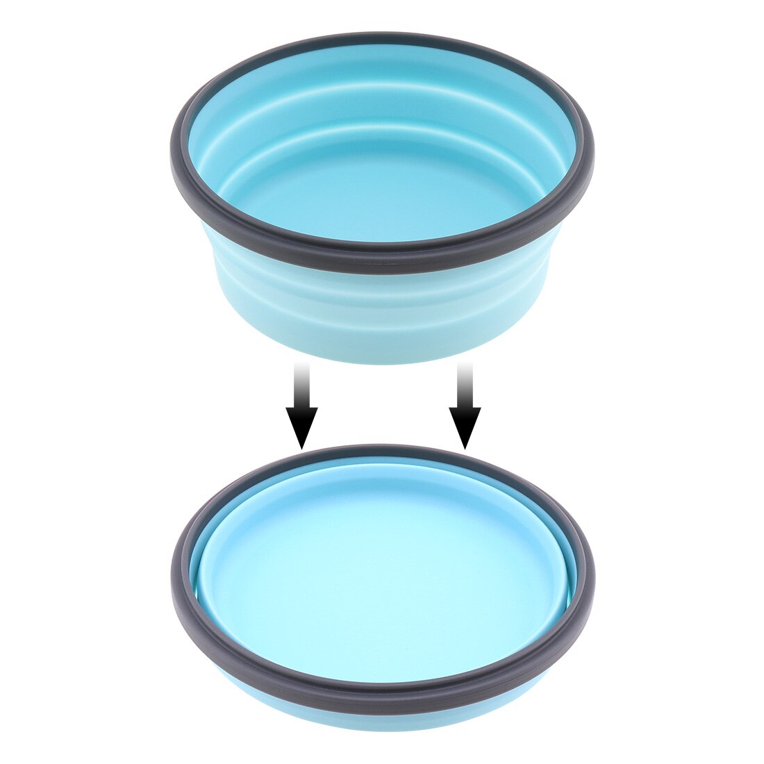 800ML Reusable Folding lunch box Collapsible food contianer lunch container