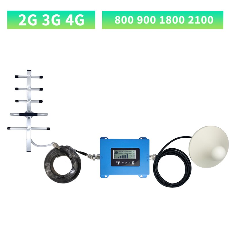 B20 800 900 1800 2100 Mhz Mobiele Telefoon Booster Mobiele Signaal Repeater 2G 3G 4G Lte Gsm umts Dcs 4G Cellulaire Amplifie Mobiele