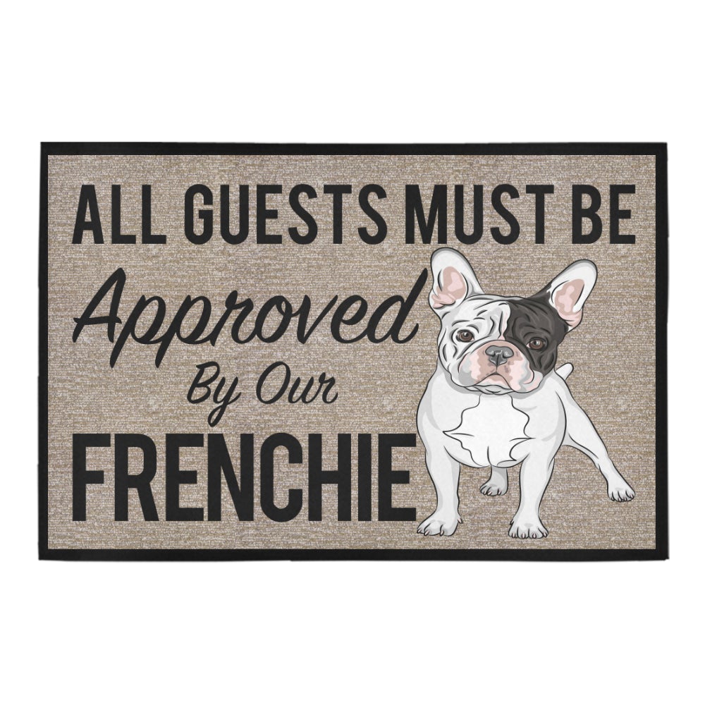 CLOOCL All Guests Must Be Approved By Our French Bulldog Doormat 3D Print Pet Dog Doormat Non Slip Floor Mat Decor: Doormat 8