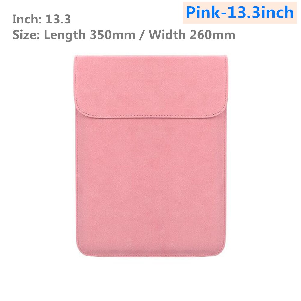 Yleinen vedenpitävä kannettava kannettavan tietokoneen suojalaukku 13.3 14.1 15.4 tuuman apple macbook air pro millet kannettavan tietokoneen suojakotelo: Pinkki -13.3 tuumaa