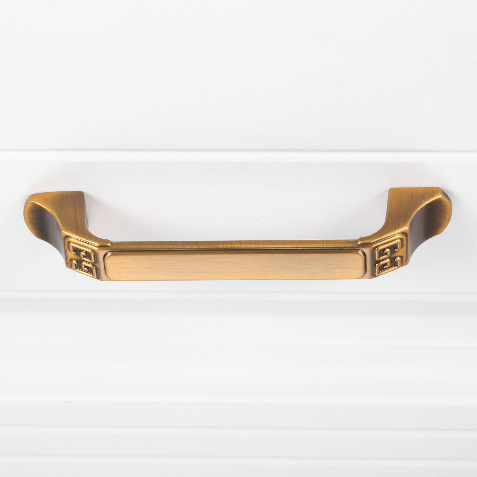 1Pc Koffie Handvat Bruin Knop W/Schroef Eenvoudige Stijl Pull 125/155Mm Lengte Klassieke Europese Decor meubels Kast Lade Keuken