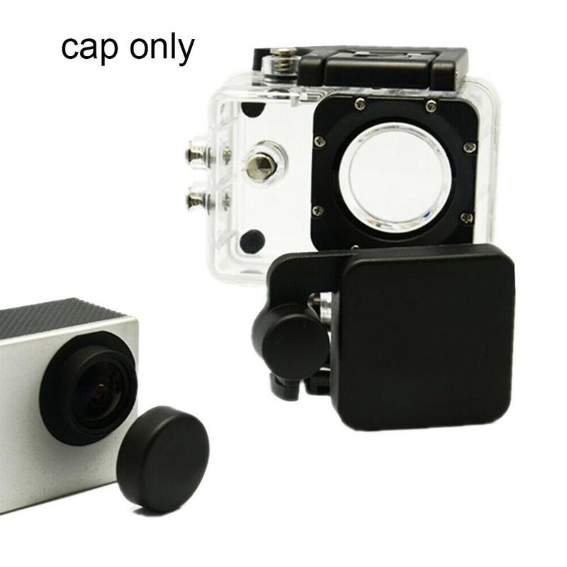 2Pcs Esportes Tampa Da Lente Da Câmera Tampa Da Lente Tampa de Proteção Da Lente Caixa À Prova D' Água À Prova D' Água para SJ4000 Acessórios Da Câmera