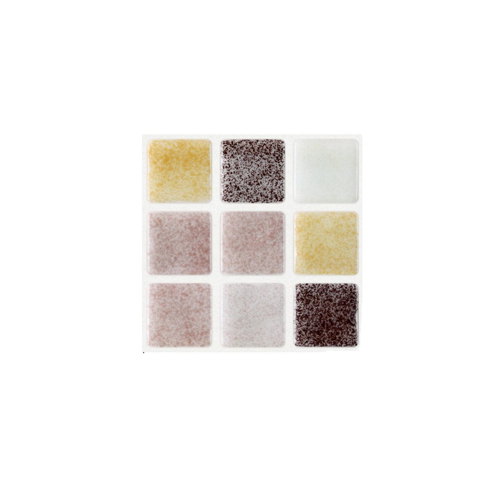 25# Tile Wall Sticker Kitchen Bathroom Decor Wall Stickers Waterproof Peel Stick Tiles Panel Waterproof Matte Tile Stickers: G