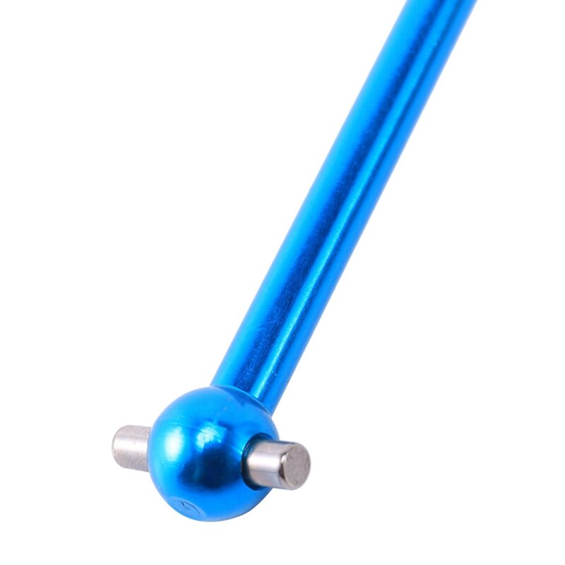 4 Stuks Metalen Universele Aandrijfas CVD 70mm voor TT02 1/10 RC Auto Upgrade PartsBlue (Blauw