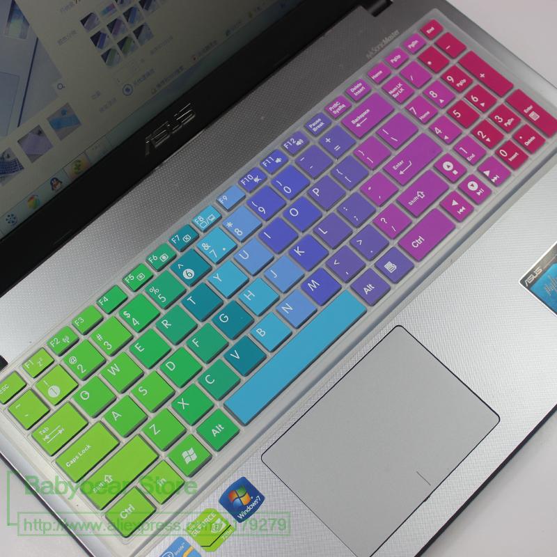 Silikonowe 15 Cal Laptop Asus R540L R540LA R540U R540N R540UB F556 F556U R558 R558u R588UQ klawiatura obudowa ochronna: rainbow