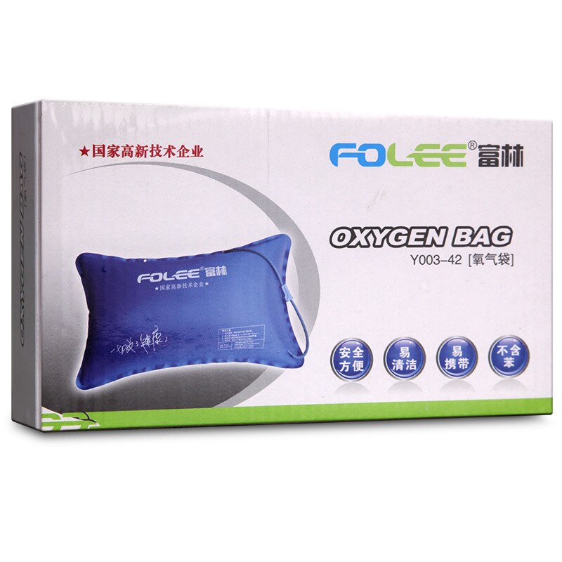 Folee-Bolsa de oxígeno portátil para embarazadas, bolsa de oxígeno de tubo de silicona de gran capacidad, 30L, 40L, 50L