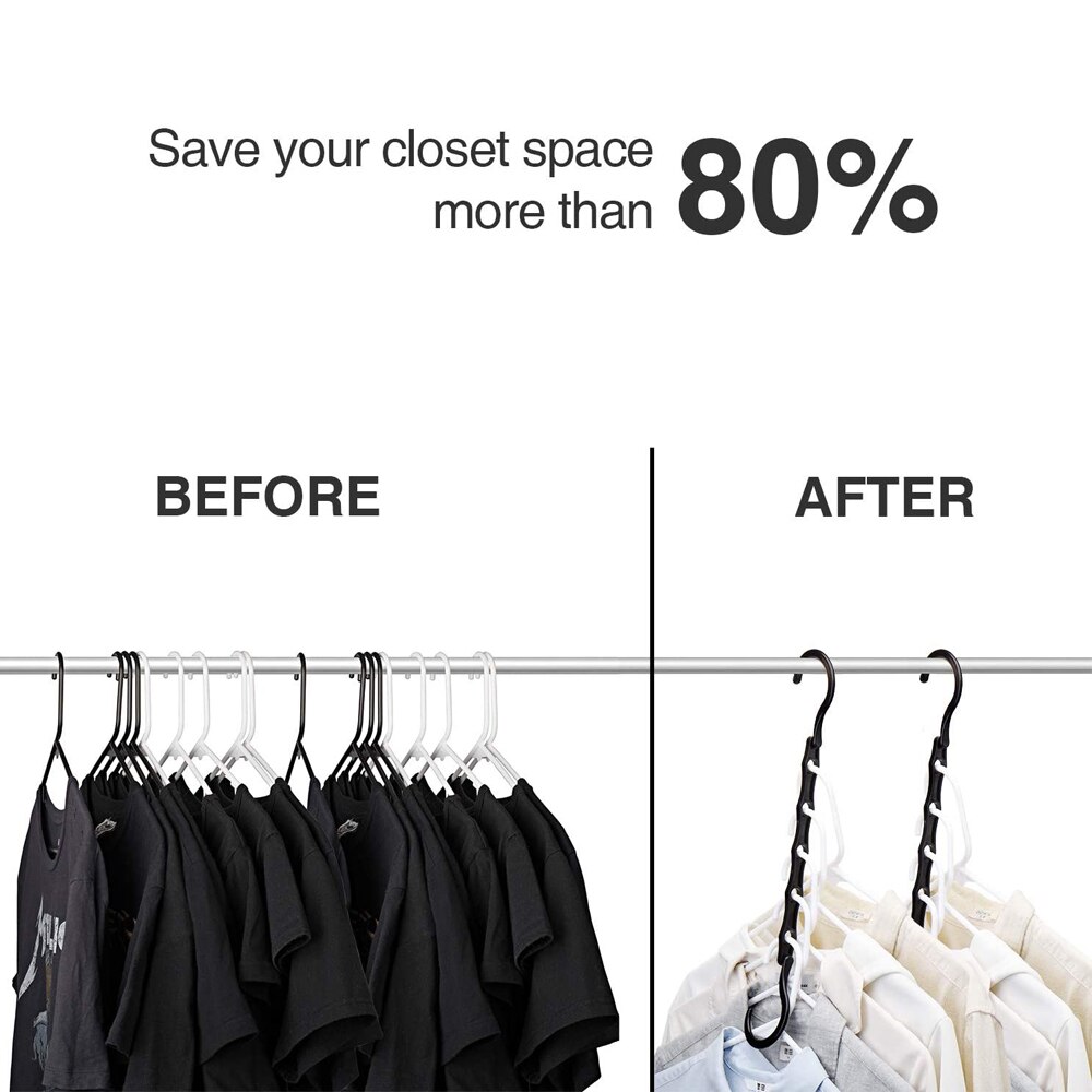 Cintres magiques pour vêtements lourds, organisateur de placard, gain de place, séchage multi-ports, supports de rangement pour vêtements lourds