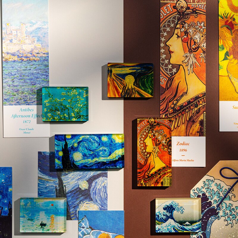 1Pcs Art Gallery Magneet Mooie Tekening Acryl Magnetische Knop Houder Voor Whiteboard Koelkast Memo Foto School F624