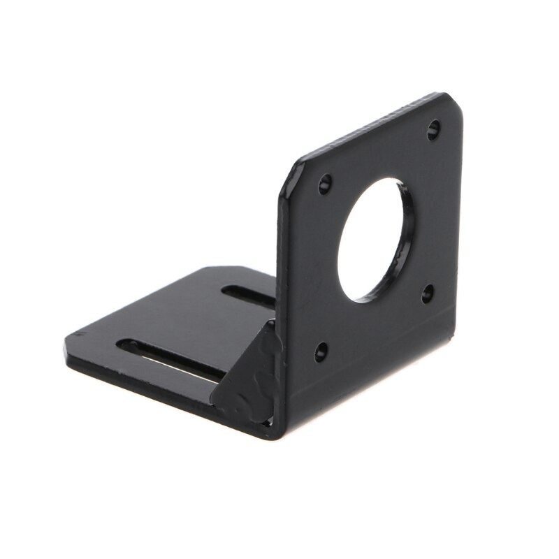 Mounting Bracket Holder For Nema 17 Stepper Motor 3D Printer Black 42mm Alloy Steel R9UC