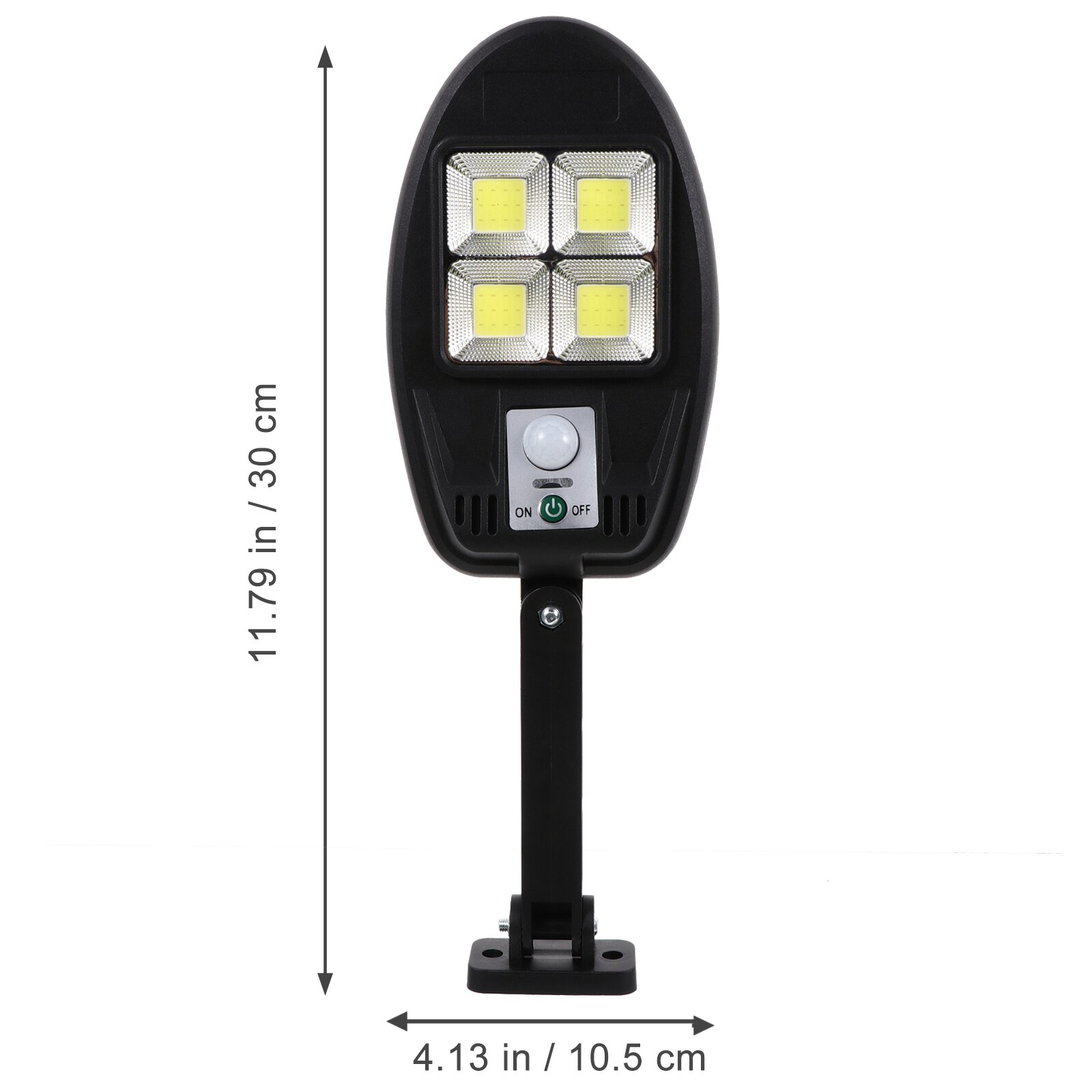 1 Set Solar Light Waterproof Street Lamp LED Human Body Induction Lamp: 4 led
