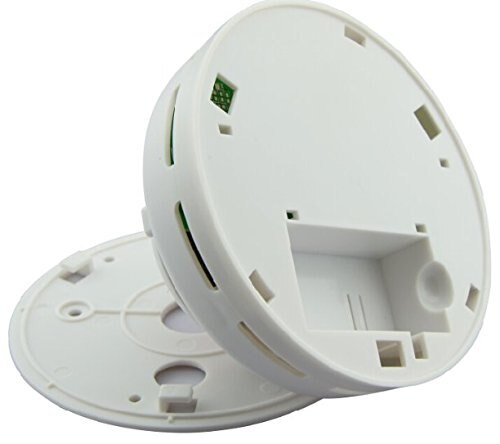 SmartYIBA Mini Smoke Detector Independent Wireless Fire Alarm Sensor Alarm Sound 85dB/3m Infrared Smoke Sensor for Home Security