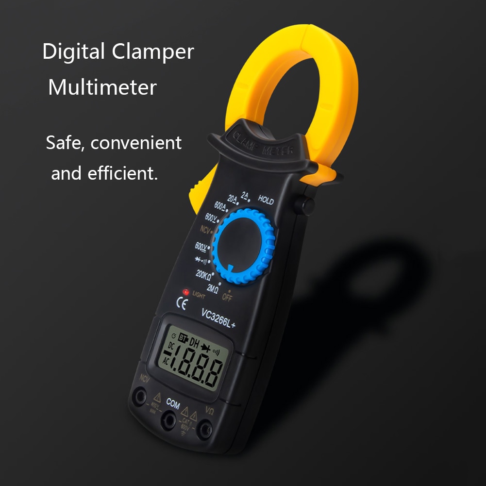 Digital Multimeter LED Display High Precision Multi-function Pliers Auto Range Voltage Current Tester Clamp Ammeter Clamp Meters