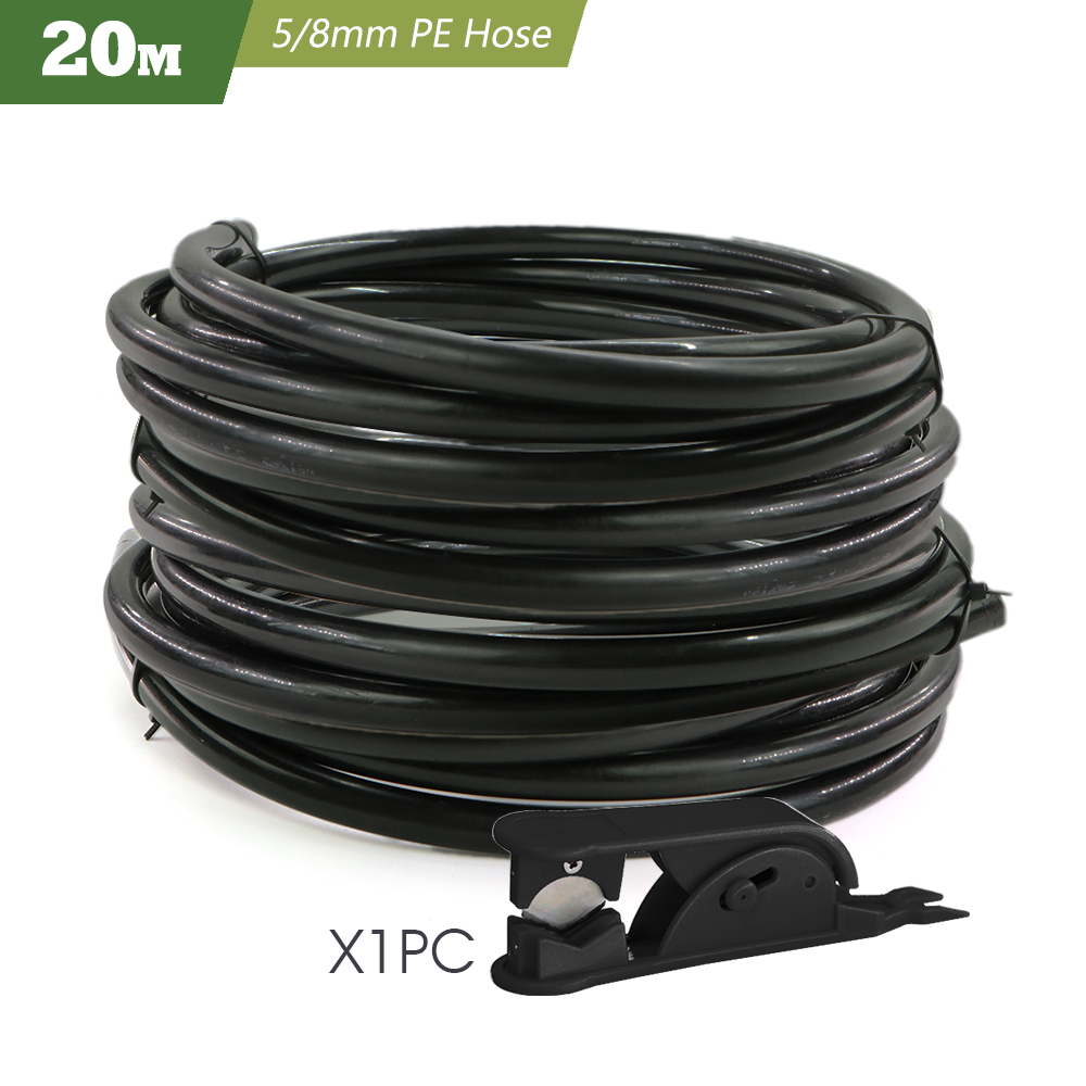 Outdoors Garden Adjustable Brass Nozzle Atomizer Kit 5/8mm Hose Nebulization Humidification Cooling Watering System Lawn Spray