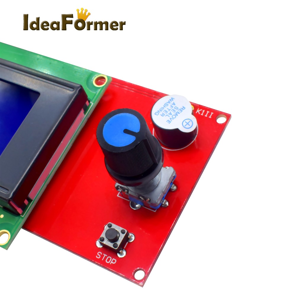 1 Set LCD 2004 Display Control Panel Smart Controller For 3D Printer Parts Reprap MK Kossel Prusa i3 RAMPS1.4 Mega2560